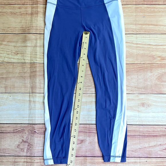 Athleta Leggings Womens Small Blue Light Blue Active Wear Gym Yoga - Picture 4 of 9